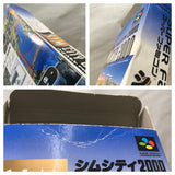 UF4446 Sim City 2000 Boxed Super Famicom SNES Japan