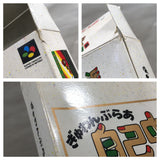 UF4458 Gambler Jiko Chuushinha Mahjong Kouisen Boxed Super Famicom SNES Japan