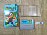 UF4459 GamblerJikoChuushinha2DoraponQuest Mahjong Boxed Super Famicom SNES Japan
