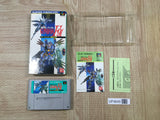 UF4645 Gundam F91 Formula Senki 0122 Boxed Nintendo Super Famicom SNES Japan