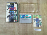 UF4646 Gundam F91 Formula Senki 0122 Boxed Nintendo Super Famicom SNES Japan