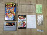 UF4651 Street Fighter II 2 Boxed Nintendo Super Famicom SNES Japan