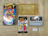 UF4772 Street Fighter II 2 Boxed Nintendo Super Famicom SNES Japan