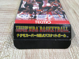 UF4778 Tecmo Super NBA Basketball Boxed Nintendo Super Famicom SNES Japan