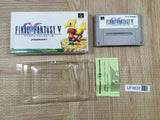 UF4837 Final Fantasy 5 V Boxed Nintendo Super Famicom SNES Japan