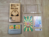 UF4874 Kirby Super Deluxe Star Kirby's Fun Pak Boxed Super Famicom SNES Japan