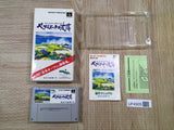 UF4905 New3D Golf Simulation Pebble Beach NoHatou Boxed Super Famicom SNES Japan