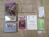 UF4943 Sword World SFC Boxed Nintendo Super Famicom SNES Japan