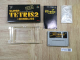 UF4968 Super Tetris 2 + Bombliss Limited Boxed Nintendo Super Famicom SNES Japan
