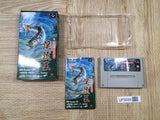 Sun Spo Fishing Keiryuu Ou Boxed Nintendo Super Famicom SNES Japan - UF5094