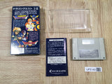 Dragon Quest 1 & 2 Boxed Nintendo Super Famicom SNES Japan - UF5149