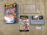 Street Fighter II 2 Boxed Nintendo Super Famicom SNES Japan - UF5175