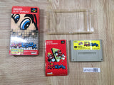 Mario's Super Picross Boxed Nintendo Super Famicom SNES Japan - UF5233