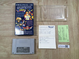 Dragon Quest 1 & 2 Boxed Nintendo Super Famicom SNES Japan - UF5234