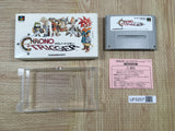 Chrono Trigger Boxed Nintendo Super Famicom SNES Japan - UF5257