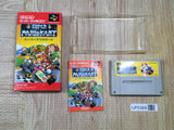 Super Mario Kart Boxed Nintendo Super Famicom SNES Japan - UF5369