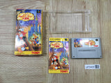 Mickey no Tokyo Disneyland Daibouken Boxed Super Famicom SNES Japan - UF5405