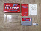 Super Tetris 2 + Bombliss Boxed Nintendo Super Famicom SNES Japan - UF5425