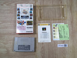 Super Mario Kart Boxed Nintendo Super Famicom SNES Japan - UF5463