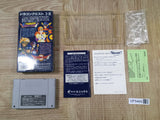 Dragon Quest 1 & 2 Boxed Nintendo Super Famicom SNES Japan - UF5469