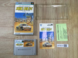 Big Run The Supreme 4WD Challenge Boxed Super Famicom SNES Japan - UF5510