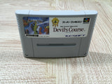 New 3D Golf Simulation Devil's Course Boxed Super Famicom SNES Japan - UF5514
