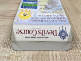 New 3D Golf Simulation Devil's Course Boxed Super Famicom SNES Japan - UF5514