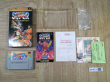 Super Street Fighter II 2 Boxed Nintendo Super Famicom SNES Japan - UF5613