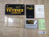 Super Tetris 2 + Bombliss Limited Boxed Super Famicom SNES Japan - UF5626