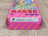 Super Momotaro Dentetsu Momotetsu Peach Boy Boxed Famicom NES Japan - UF5714
