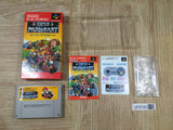 Super Mario Kart Boxed Nintendo Super Famicom SNES Japan - UF5720