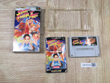 Street Fighter II 2 Turbo Boxed Nintendo Super Famicom SNES Japan - UF5743