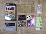 F Zero Boxed Nintendo Super Famicom SNES Japan - UF5758