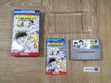 Captain Tsubasa IV 4 Pro no Rivaltachi Boxed Super Famicom SNES Japan - UF5759