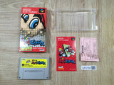 Mario's Super Picross Boxed Nintendo Super Famicom SNES Japan - UF5785