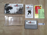 Final Fantasy VI 6 Boxed Nintendo Super Famicom SNES Japan - UF5791