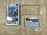 P.T.O. II 2 Teitoku no Ketsudan TPO Boxed Super Famicom SNES Japan - UF5939
