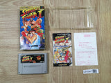 Street Fighter II 2 Boxed Nintendo Super Famicom SNES Japan - UF5947
