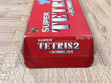 Super Tetris 2 + Bombliss Boxed Nintendo Super Famicom SNES Japan - UF5971