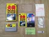 Ohmono Black Bass Fishing Jinzouko Hen Boxed Super Famicom SNES Japan - UF5979