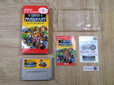Super Mario Kart Boxed Nintendo Super Famicom SNES Japan - UF6046