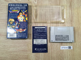 Dragon Quest 1 & 2 Boxed Nintendo Super Famicom SNES Japan - UF6049