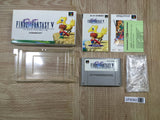Final Fantasy 5 V Boxed Nintendo Super Famicom SNES Japan - UF6060