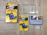 Exhaust Heat F1 ROC Race of Champions Boxed Super Famicom SNES Japan - UF6093