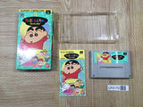 Crayon Shinchan Arashi wo Yobu Enji Boxed Super Famicom SNES Japan - UF6170