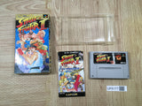 Street Fighter II 2 Boxed Nintendo Super Famicom SNES Japan - UF6177