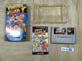 Street Fighter II 2 Boxed Nintendo Super Famicom SNES Japan - UF6180