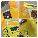 Super Mario World Boxed Nintendo Super Famicom SNES Japan - UF6227