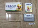Final Fantasy 5 V Boxed Nintendo Super Famicom SNES Japan - UF6243