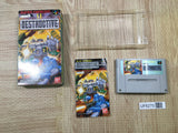 Bazooka Blitzkrieg Destructive Boxed Nintendo Super Famicom SNES Japan - UF6270